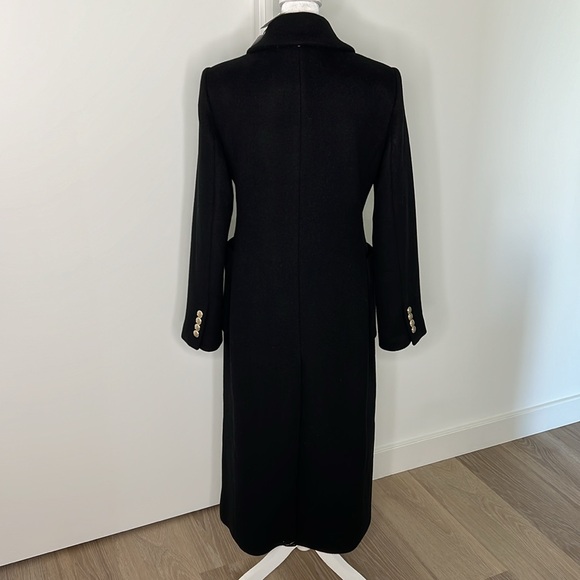 Ann Taylor Studio Collection Faux Fur Collar Wool Blend